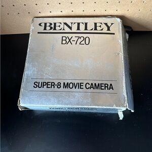 BENTLEY BX-720 SUPER-8 MOVIE CAMERA w/ BOX WORKS a SOLD EXACTLY AS PICTURED